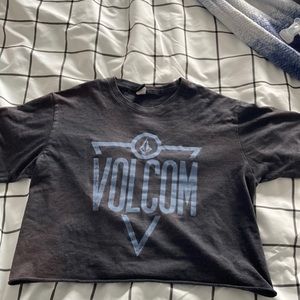 Grey & Blue VOLCOM crop top